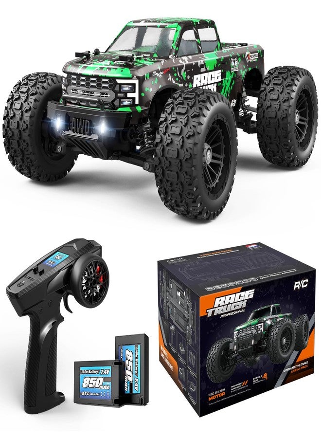 HAIBOXING 1:18 Scale RC Truck 18859E, 4X4 Off-Road Vehicle with Speeds up to 36km/h, Hobby Grade 2.4GHz Remote Control, Water-Resistant Electronics, Two 7.4V Li-Po Batteries for Extended Playtime - Image 1